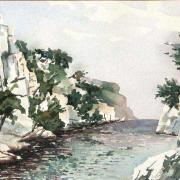 Calanque d’En Vau. Cassis - © Isabelle Simon 2001 - Aquarelle