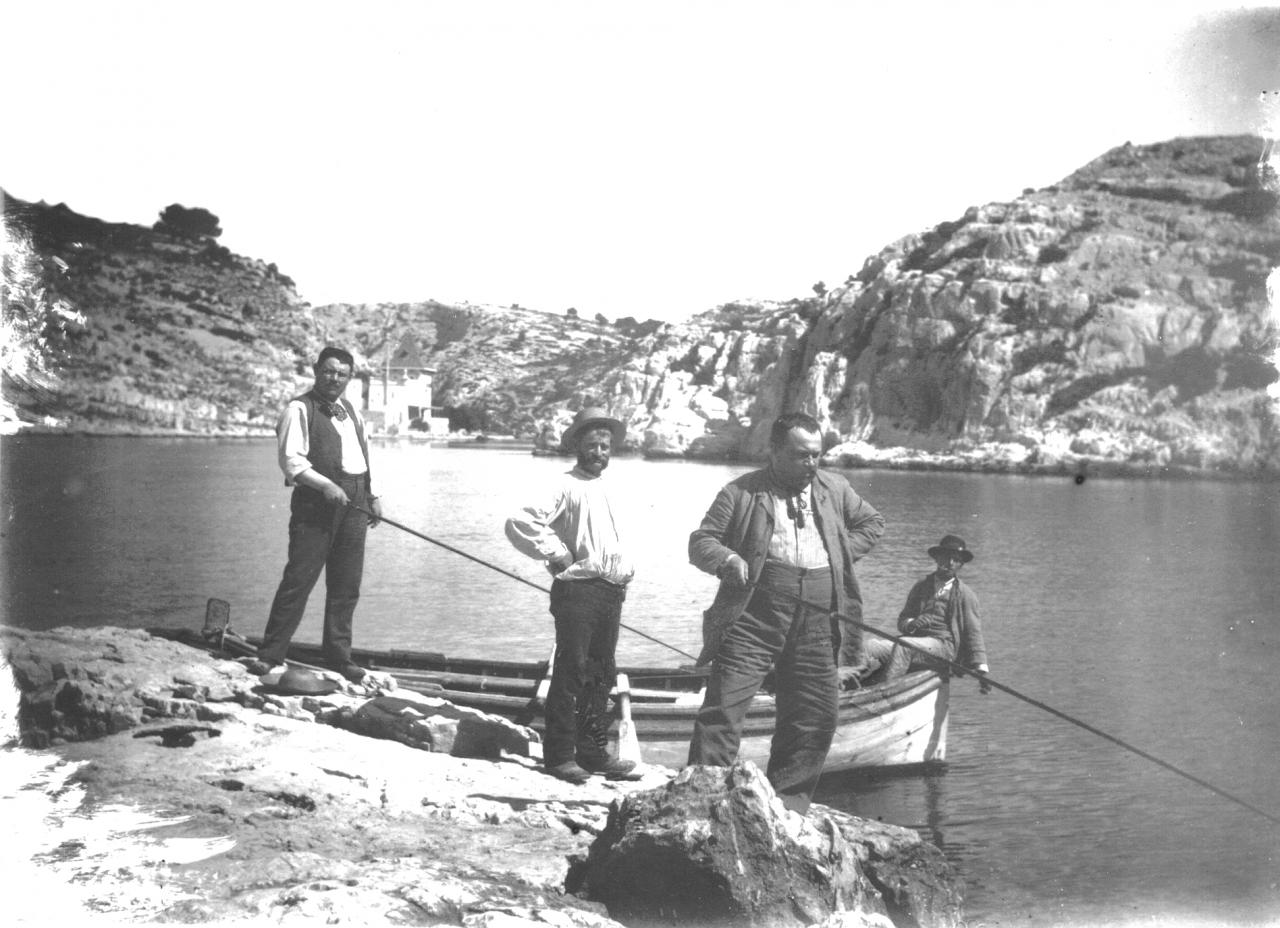 Entrée de la calanque vers 1910