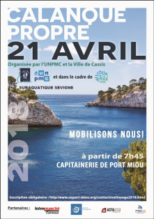 Affiche calanque propre 2018 c