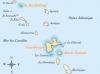 Carte petites antilles