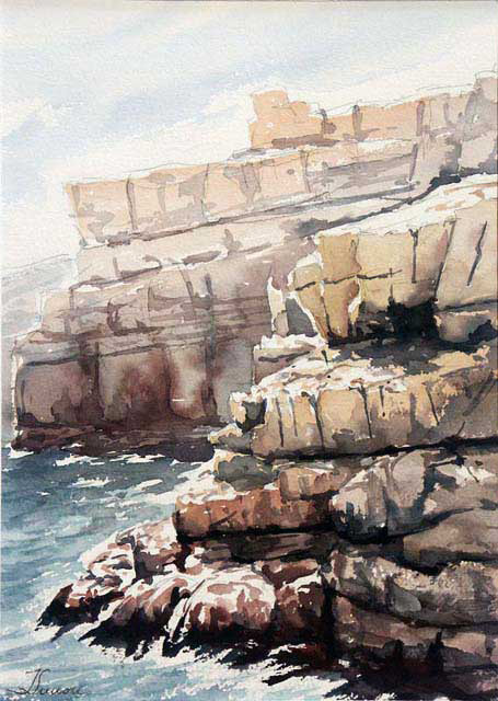 Presqu’île de Port Miou - Aquarelle
